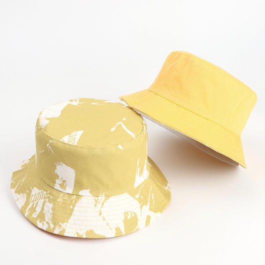 BK00007 Tie-dyed Cotton Bucket Hat On Both Sides