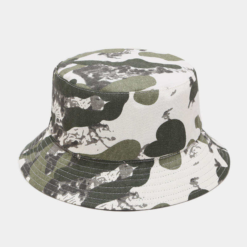 BK00076 Camouflage Double Travel Sunscreen Bucket Hat