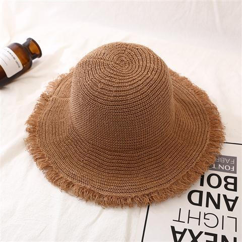 BK00018 Large Brim Wool Brim Breathable Ladies Bucket Hat