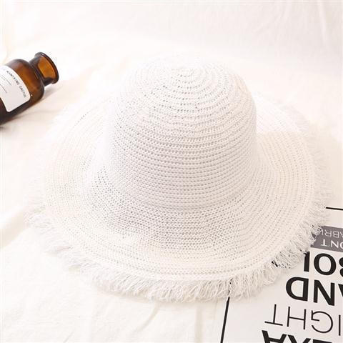 BK00018 Large Brim Wool Brim Breathable Ladies Bucket Hat