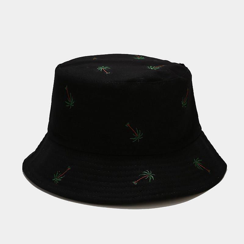 BK00061 Coconut Embroidered Bucket Hat