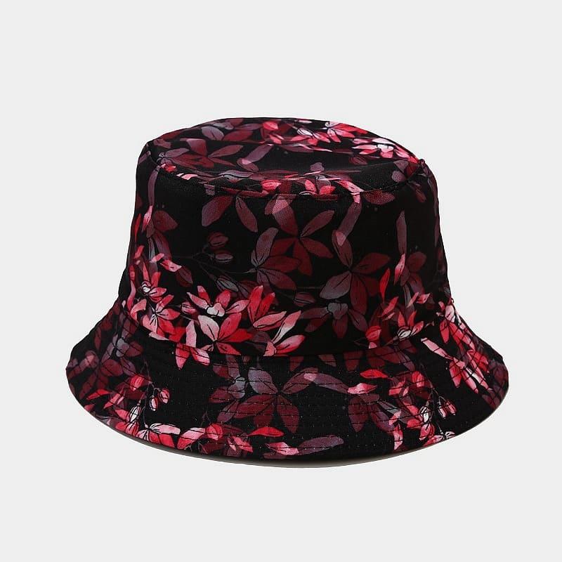 BK00066 Floral Print Cotton Bucket Hat
