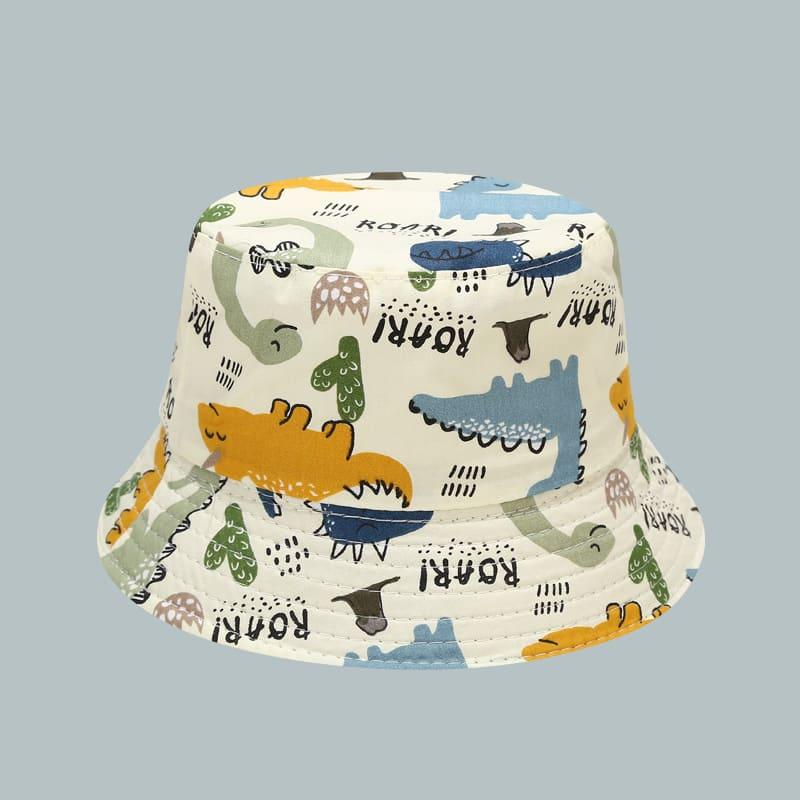 BK00070 Cute Cartoon Pattern Outdoor Baby Bucket Hat