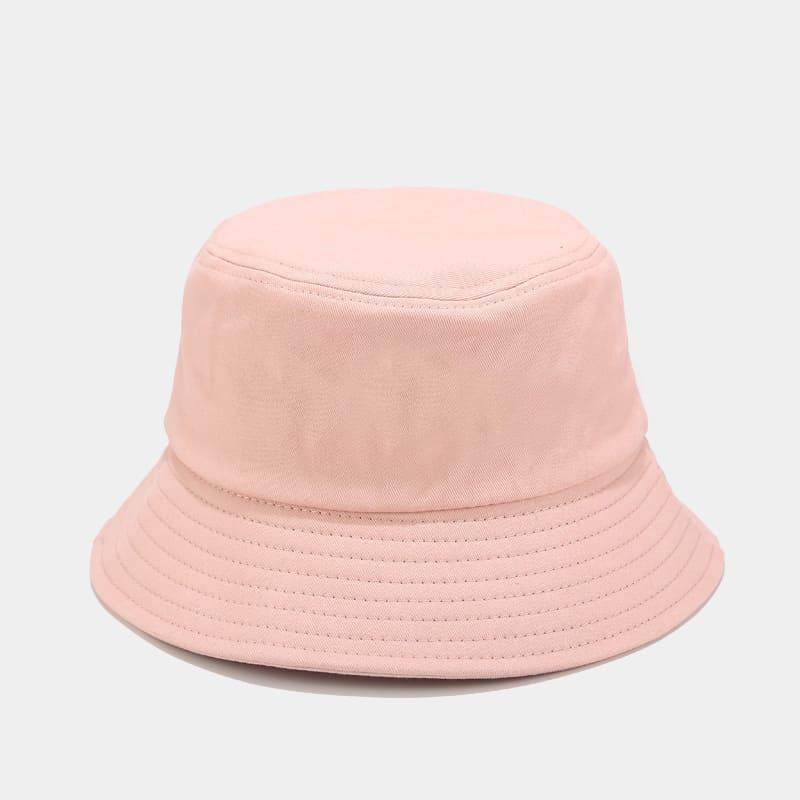 BK00064 Macaron Solid Color Glossy Version Bucket Hat