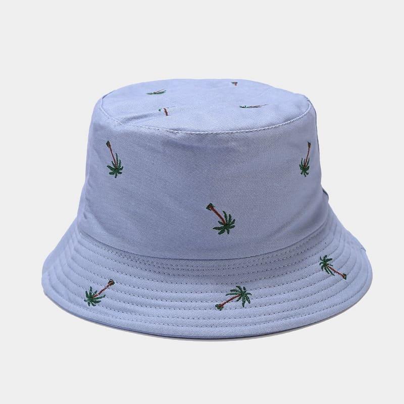 BK00061 Coconut Embroidered Bucket Hat