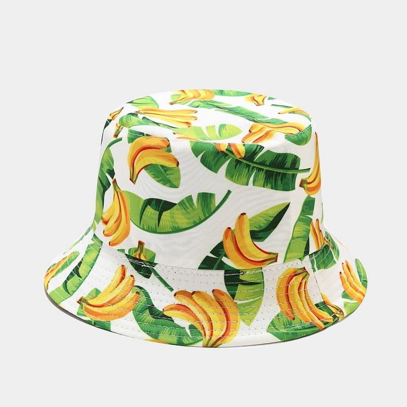 BK00059 Floral Fruit Pattern Bucket Hat