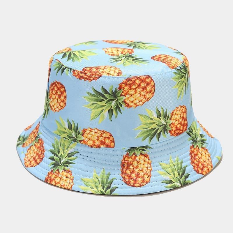 BK00059 Floral Fruit Pattern Bucket Hat