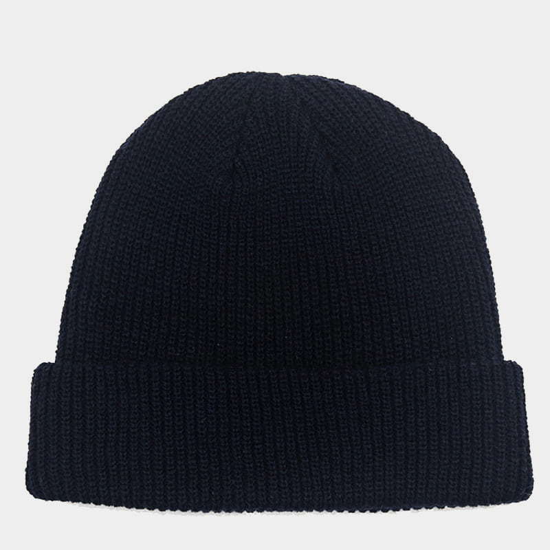 H00005 Thin Pit Strip Solid Color Outdoor Knitted Hat