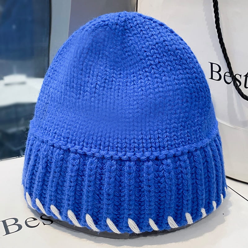 H00022 Autumn And Winter Knitted Eaves Hat