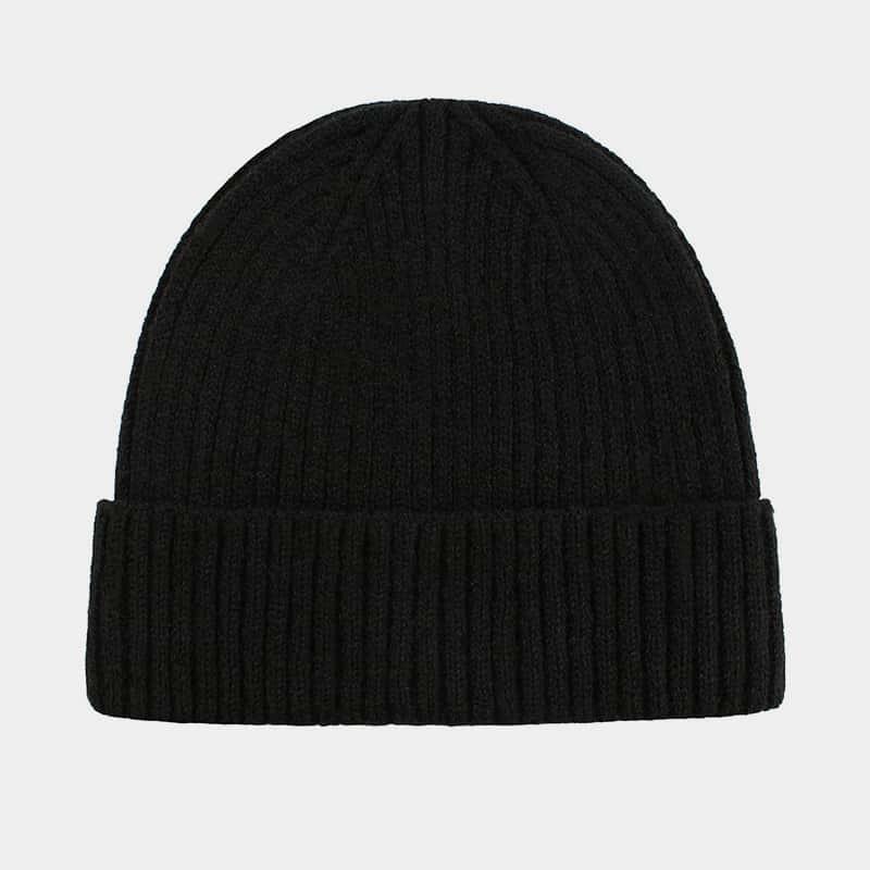 H00079 Solid Color Basic Colorful Adult Knitted Hat