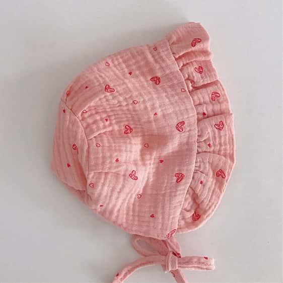 H00090 0-1 Year Old Baby Girl Cotton Knitted Hat