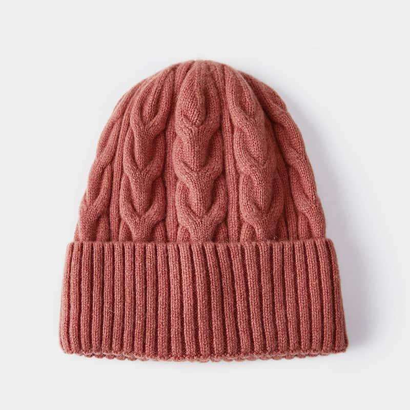 H00085 100% Wool Ladies Knitted Hat