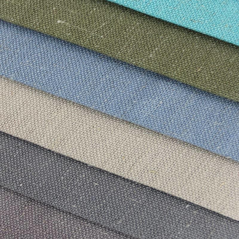 SM-A0041 Soft Bag Checked Flat Imitation Linen Sofa Fabric