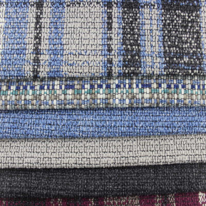 SM-A0021 Mosaic Multicolored Imitation Linen Sofa Fabric
