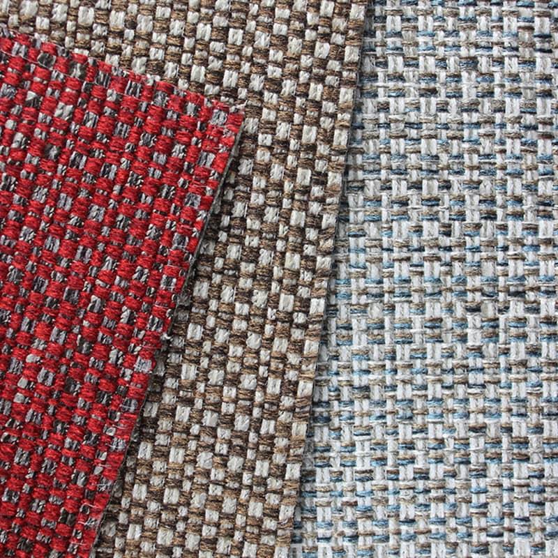 SM-A0023 Small Square Comfortable Breathable Dense Woven Linen Sofa Fabric