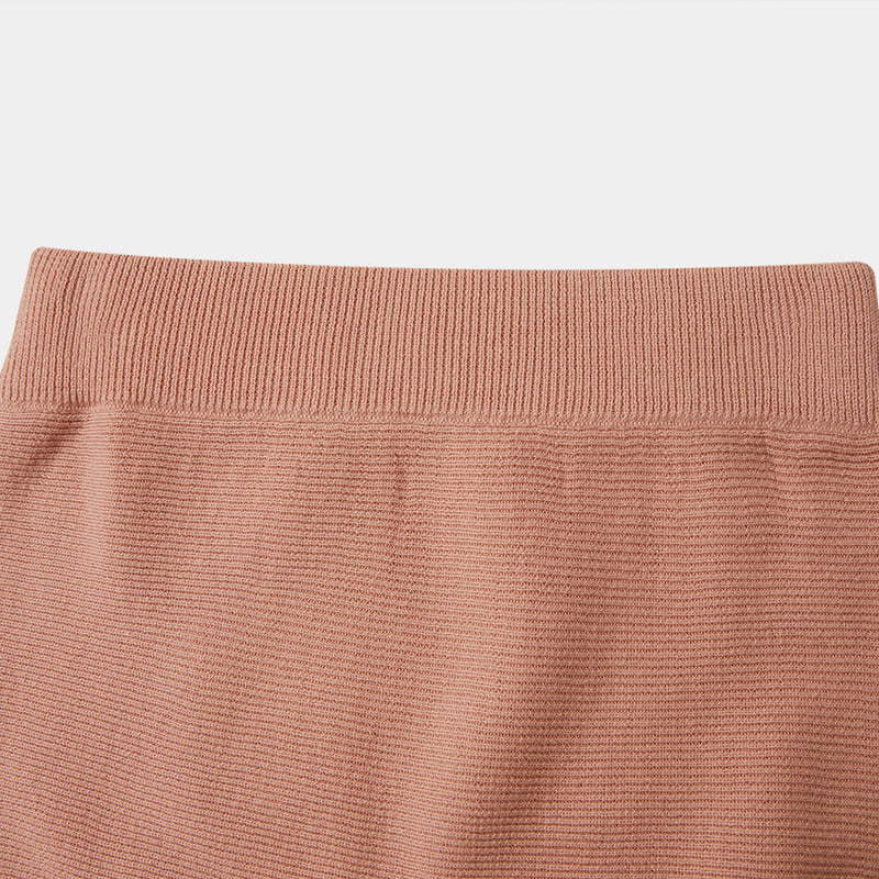 ML2235 Soft Elegant 100% Cotton A-line Fishtail Knitted Skirt