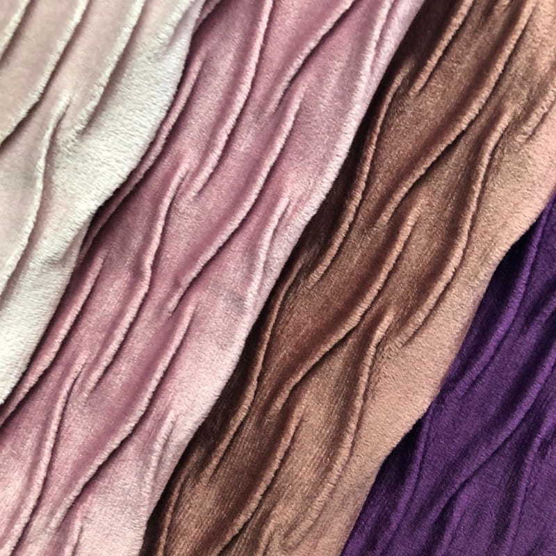 SM-B0018 Thickened Curved Crease Dutch Velvet Sofa Fabric