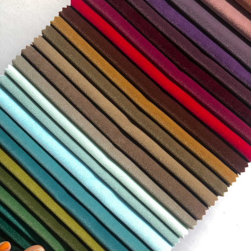 SM-B0023 53 Colors Non-felled Single-side Dutch Velvet Sofa Fabric