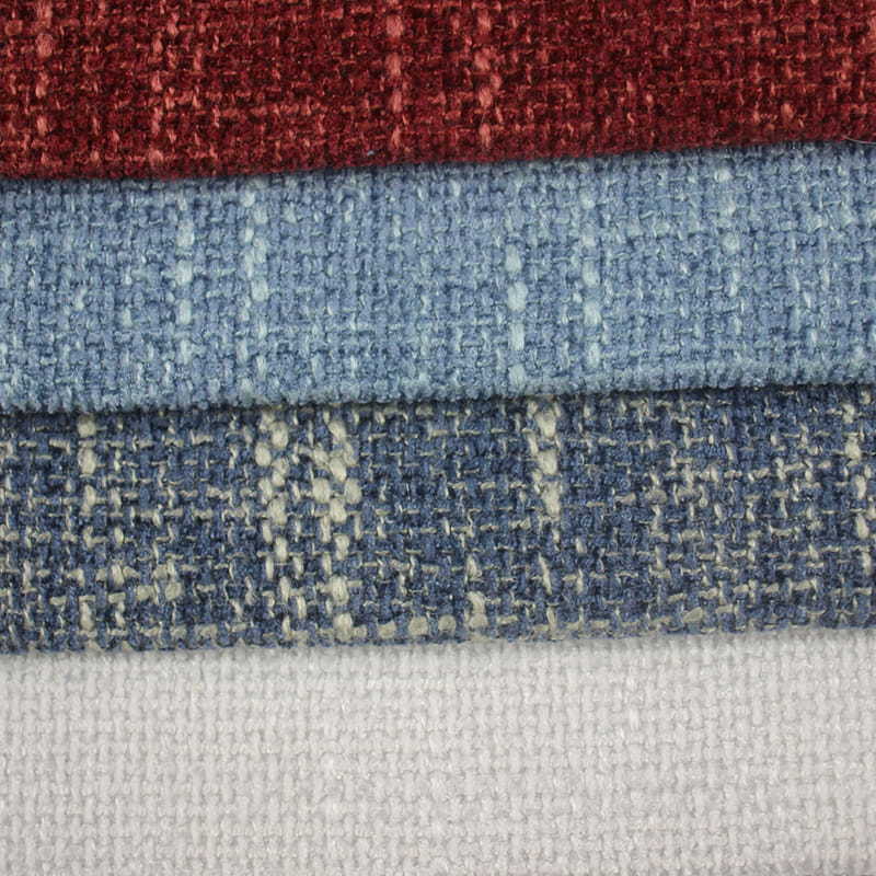 SM-A0008 Chenille Jacquard Coarse Linen Sofa Fabric