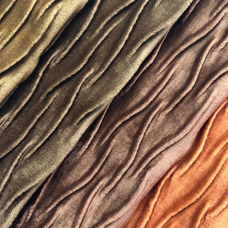 SM-B0018 Thickened Curved Crease Dutch Velvet Sofa Fabric