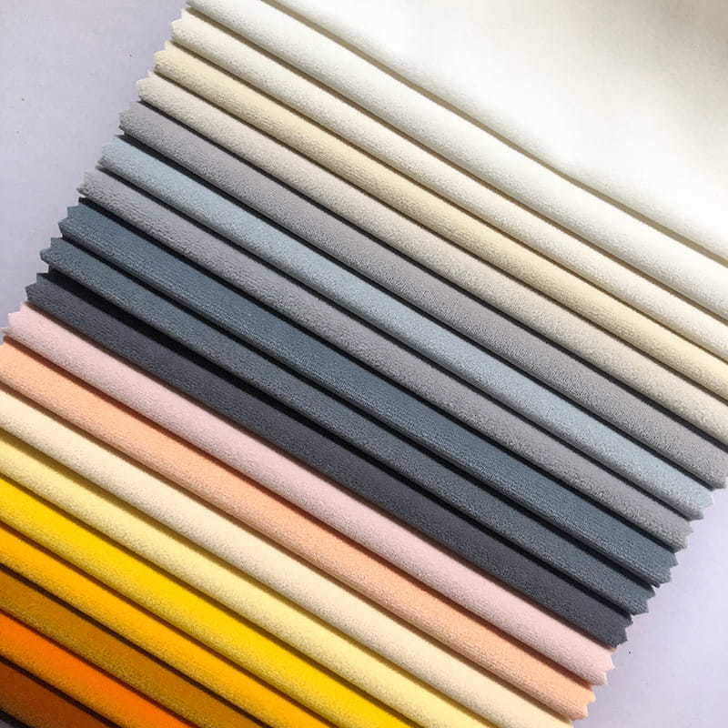 SM-B0023 53 Colors Non-felled Single-side Dutch Velvet Sofa Fabric