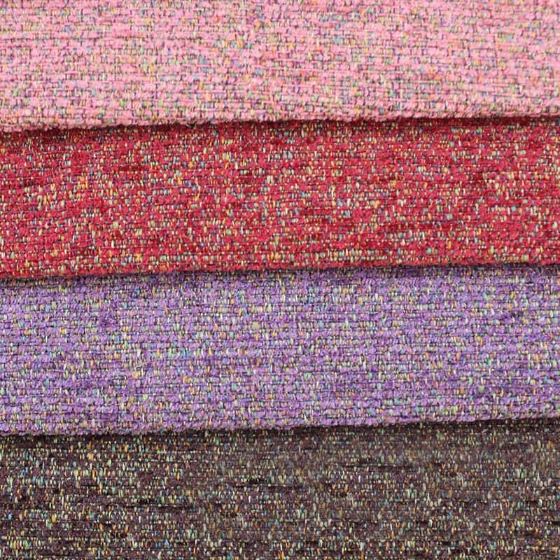 SM-A0012 Polyester Jacquard Chenille Imitation Linen Sofa Fabric