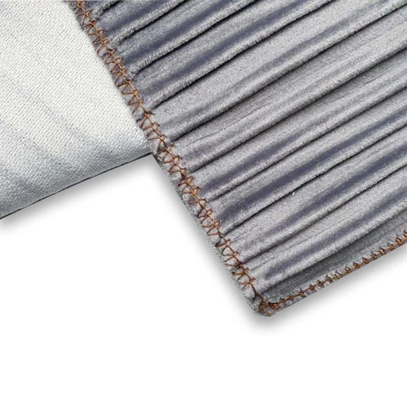 SM-B0013 Plain Creased Thick Dutch Velvet Sofa Fabric